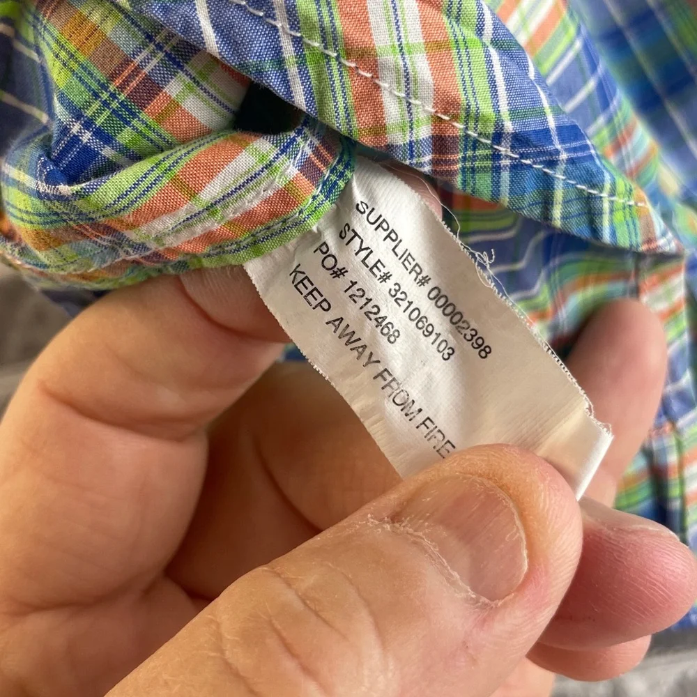 Ralph Lauren‎ Kids Plaid Shirt - Blue, Green, Yellow